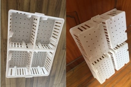 購入 685x495x135mmの養鶏場の付属品のプラスチック家禽のおりのプラスチック鶏のおりの箱 online manufacture