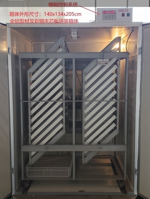 購入 トルコの孔雀1500の卵の定温器の自動ふ化場機械2.5KW online manufacture