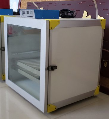 購入 120個の卵の機械を工夫している自動ターナーが付いている商業鶏の卵の定温器 online manufacture